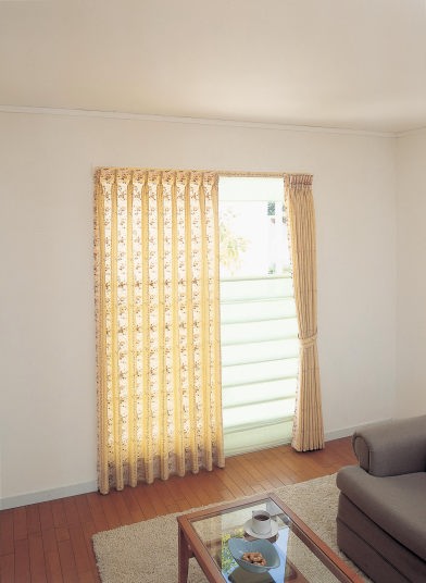 romanshade curtain 24